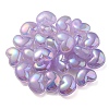 UV Plating Rainbow Iridescent Imitation Jelly Acrylic Beads X-OACR-C007-08A-3