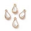 Faceted Glass Rhinestone Pendants FIND-G049-01G-05-3