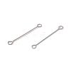 Non-Tarnish 304 Stainless Steel Connector Charms STAS-G291-03C-P-2