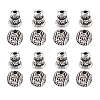 Tibetan Style Alloy Guru Bead Sets PALLOY-TAC0009-14AS-1