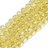 Glass Beads Strands EGLA-A034-T4mm-D04-01-1