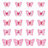 40Pcs 5 Style Polyester Computerized Embroidery Sew on Ornament Accessories DIY-TA0009-39-2
