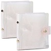 2Pcs PVC Mini Photocard Holder Book AJEW-SP0002-20B-06-1