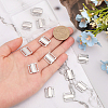 SUPERFINDINGS 12Pcs Zinc Alloy Bikini Clips FIND-FH0007-13P-4