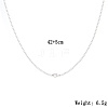 Brass Micro Pave Cubic Zirconia Necklaces for Women QH4759-2-1