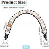 Marble Pattern Acrylic Beaded Bag Straps DIY-WH0304-351-5