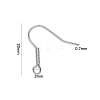 Tarnish Resistant 304 Stainless Steel Earring Hooks STAS-S111-008-3