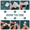 DIY Blank Dome 201 Stainless Steel Finger Rings Making Kits DIY-PH0028-69-4