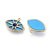 304 Stainless Steel & Acrylic Pendants STAS-N109-160G-2