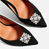 ARRICRAFT 2 Pairs 2 Style Glass Rhinestone Shoe Decorations AJEW-AR0001-78B-7