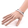 4Pcs 4 Style Natural & Synthetic Mixed Gemstone Round Beaded Stretch Bracelets Set BJEW-JB09082-7