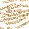 24Pcs 12 Style Golden Brass Pendants KK-LS0001-45-4