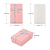 Valentines Day Wife Gifts Packages Cardboard Jewelry Set Boxes with Bowknot and Sponge Inside LS-X1-CBOX-R013-4-2