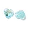 Crackle Moonlight Style Glass Rhinestone Cabochons RGLA-J015-B-IO-4