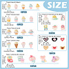70Pcs 7 Styles Resin Cabochons RESI-TA0004-06-4