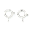 Brass Spring Ring Clasps KK-H532-24B-S-1
