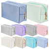 20Pcs 10 Colors Portable PU Leather Makeup Storage Bag AJEW-WA0004-56-1