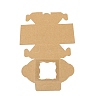 Square Kraft Paper Candy Boxes CON-WH0081-25-3