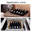 Velours Wooden Bracelet/Bangle/Watch Displays BDIS-WH0003-01-WH-7
