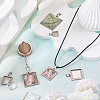 6Pcs 6 Styles 304 Stainless Steel Pendant Cabochon Settings STAS-TA0001-47A-7