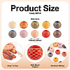 60Pcs Wood Beads WOOD-TA0002-79B-4