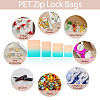 100Pcs 4 Styles PET Zipper Bags OPP-TA0001-19A-9