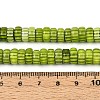 Handmade Millefiori Glass Beads Strands LAMP-T021-27B-07-4