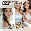 12Pcs Tinplate & Plastic Bride Badges for Wedding Party Bridal Shower Decoration AJEW-SC0032-08B-5