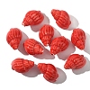 10Pcs Handmade Printed Porcelain Beads PORC-YW0001-26B-1