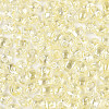 Transparent Colours Luster Glass Seed Beads SEED-N008-09F-3