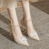 HOBBIESAY 2Pcs Alloy Rhinestone Shoe Buckle Clips AJEW-HY0001-65A-6