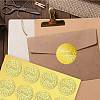 34 Sheets Self Adhesive Gold Foil Embossed Stickers DIY-WH0509-031-6