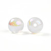 Electroplate Pearlized Glass Pearl Beads EGLA-T021-14C-10-2
