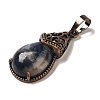Natural Sodalite Pendants G-H065-01R-08-2