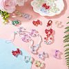20Pcs UV Plating Transparent Acrylic Beads MACR-TA0002-36-7