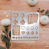 Stainless Steel Cutting Dies Stencils DIY-WH0279-081-7