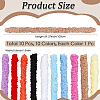 10Pcs 10 Colors DIY Plush Sticks DIY-CP0011-73-2