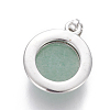 Natural Green Aventurine Pendants G-L512-B09-3