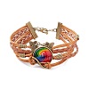 Rainbow Pride Bracelet BJEW-F426-01D-1