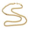 Ion Plating(IP) 304 Stainless Steel Wheat Chain Bracelets & Necklaces Jewelry Sets SJEW-B019-04B-G-4