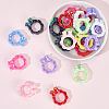 40Pcs UV Plating Acrylic Beads OACR-SP0001-84-7