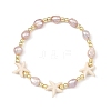 Women's Pearl Bracelets BJEW-JB14093-3