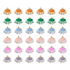  36Pcs 6 Colors Transparent Glass Pendants FIND-TA0002-04-21