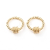 Brass Screw Carabiner Lock Charms X-KK-L197-03G-1