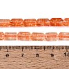Crackle Transparent Glass Beads Strands GLAA-N068-05A-09-4