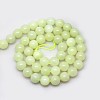 Natural New Jade Beads Strands X-G-G763-09-8mm-1