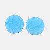Electroplate Natural Druzy Crystal Cabochons G-L047-8mm-13-1