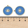 304 Stainless Steel Enamel Pendants STAS-Z190-06G-02-3