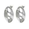 304 Stainless Steel Stud Earring Findings STAS-L024-005P-01-1