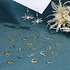 160Pcs 2 Colors Brass Leverback Earring Findings KK-FH0002-92-2